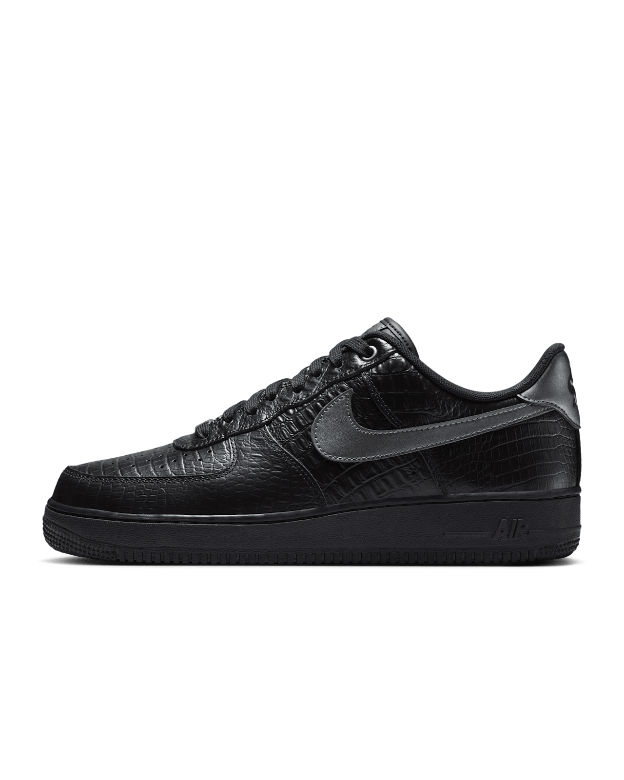 NIKE公式】エア フォース 1 '07 'Black and Metallic Dark Grey